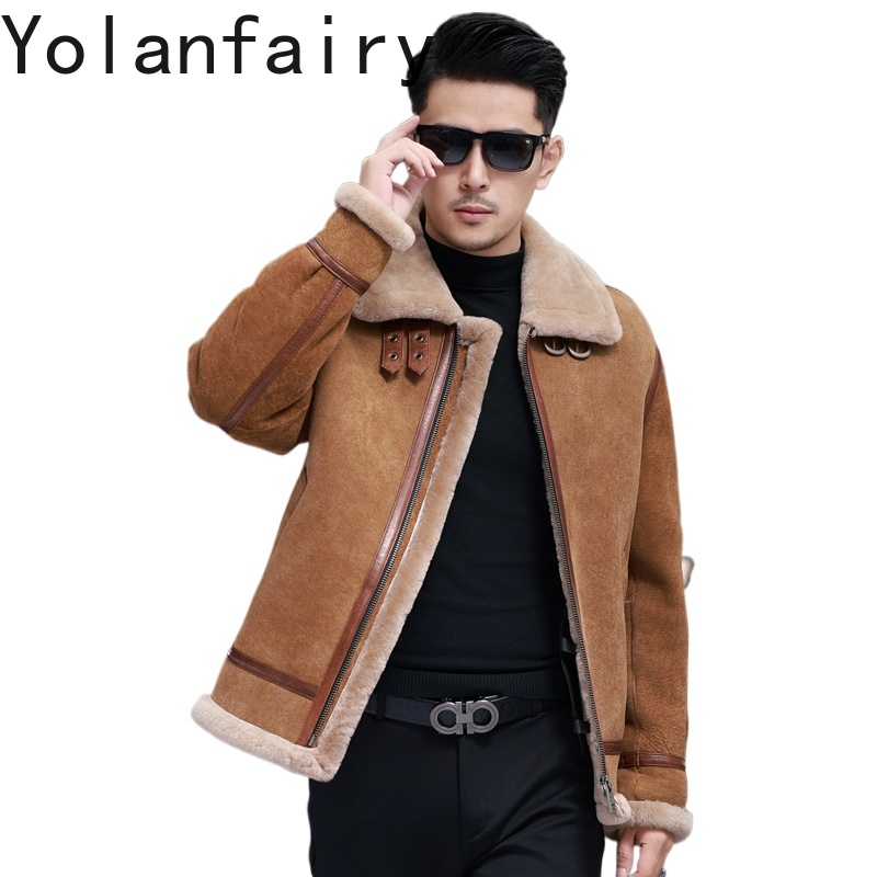 Quality Winter Clothing Jacket - YOLANFAIRY chaquetas de piel de oveja