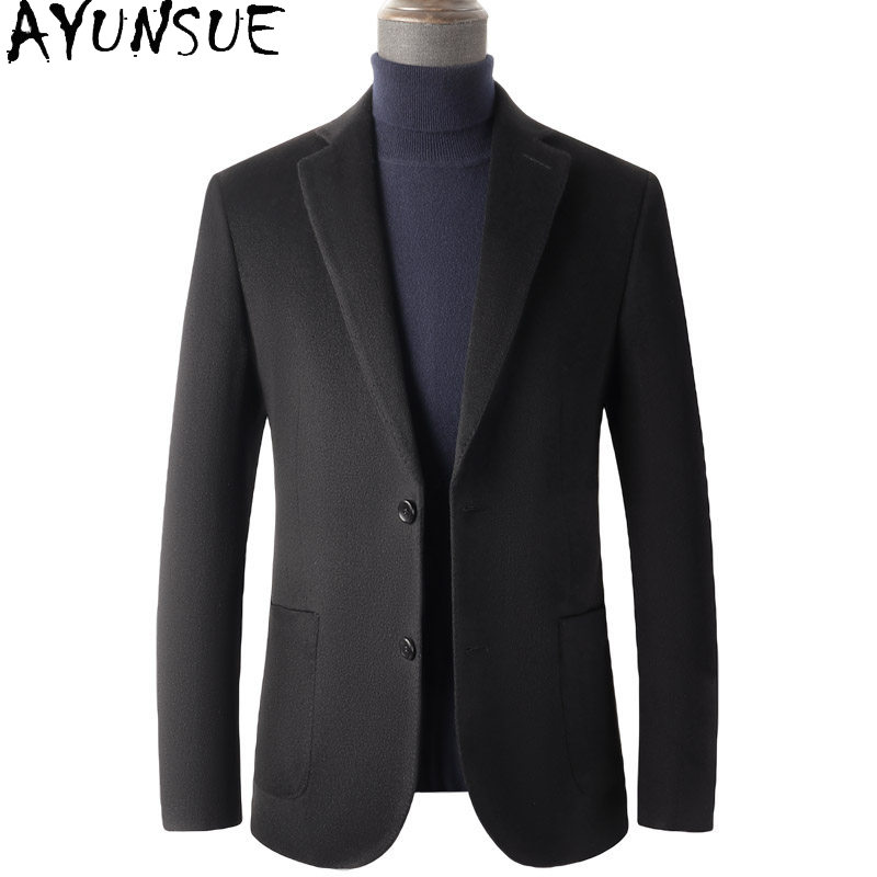 Quality Winter Clothing Jacket - AYUNSUE Abrigos de Lana 80% para