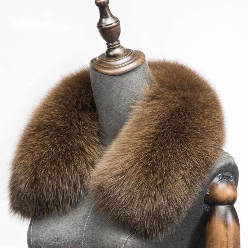 Winter Clothing Uae - Bufanda de piel de zorro Natural