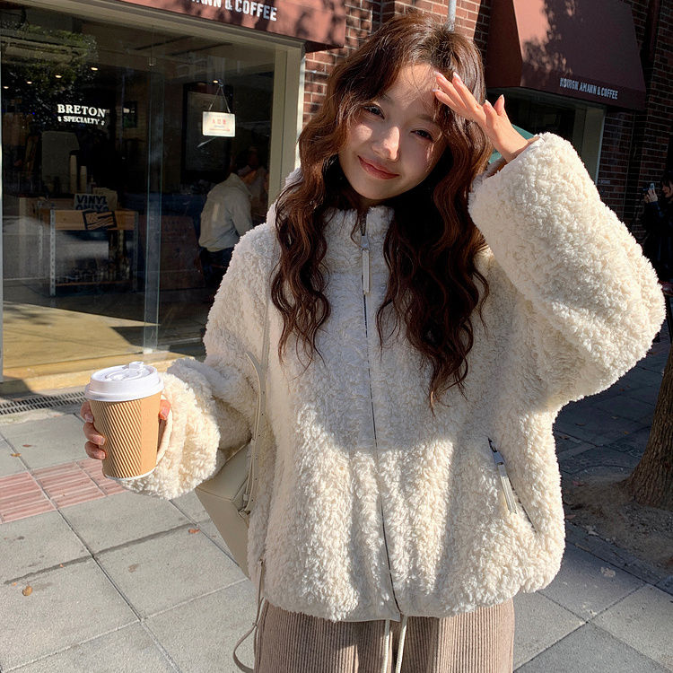 Quality Winter Clothing Jacket - Chaqueta de Lana de Cordero, Estilo