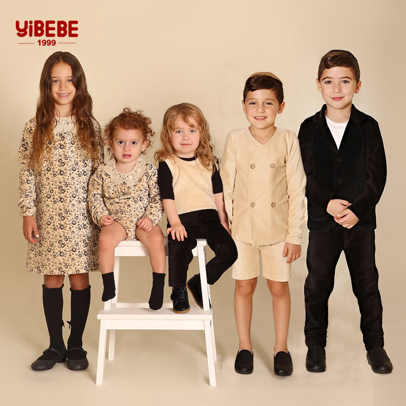 Winter Clothing Kids - Conjunto Elegante de Corduroy AA-Family Clothing: