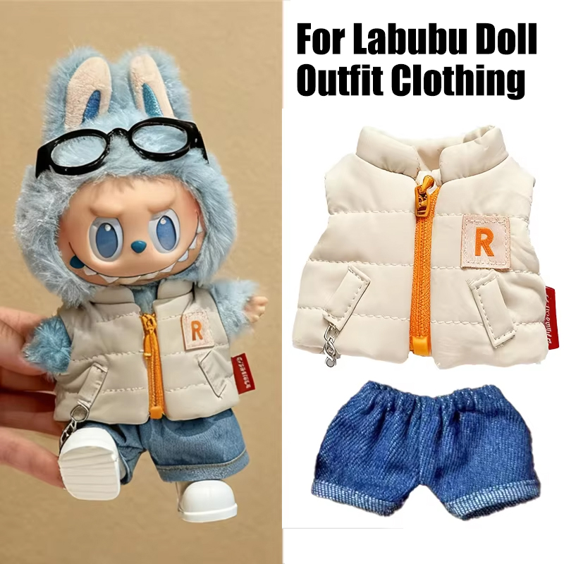 Winter Clothing Color - Para muñeca Labubu de 15 y