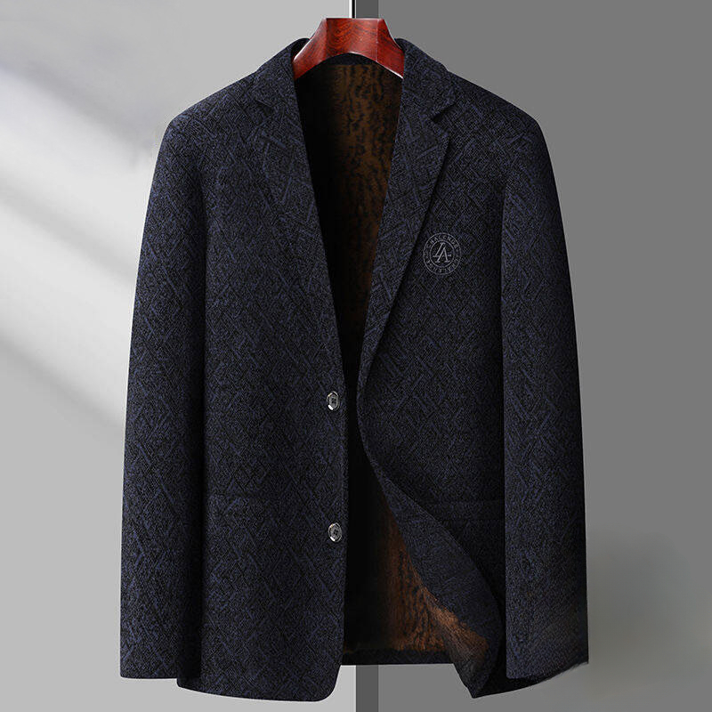 Quality Winter Clothing Jacket - Chaqueta cálida de lana para hombre,