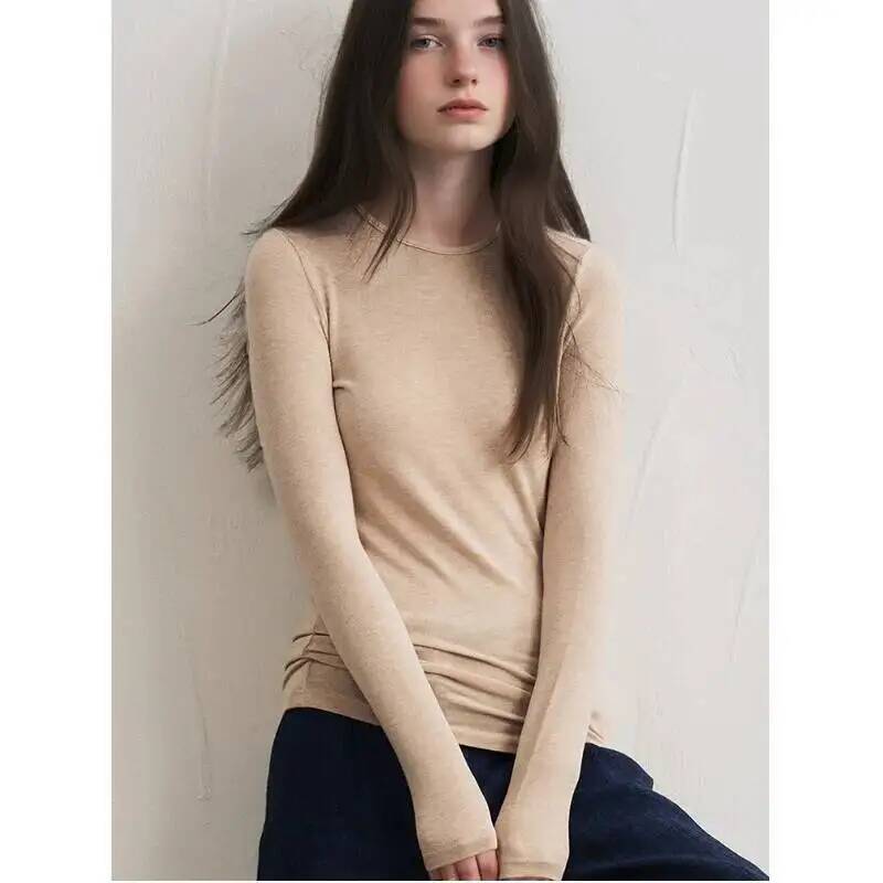 Winter Clothing For Women - Camiseta de manga larga de mezcla