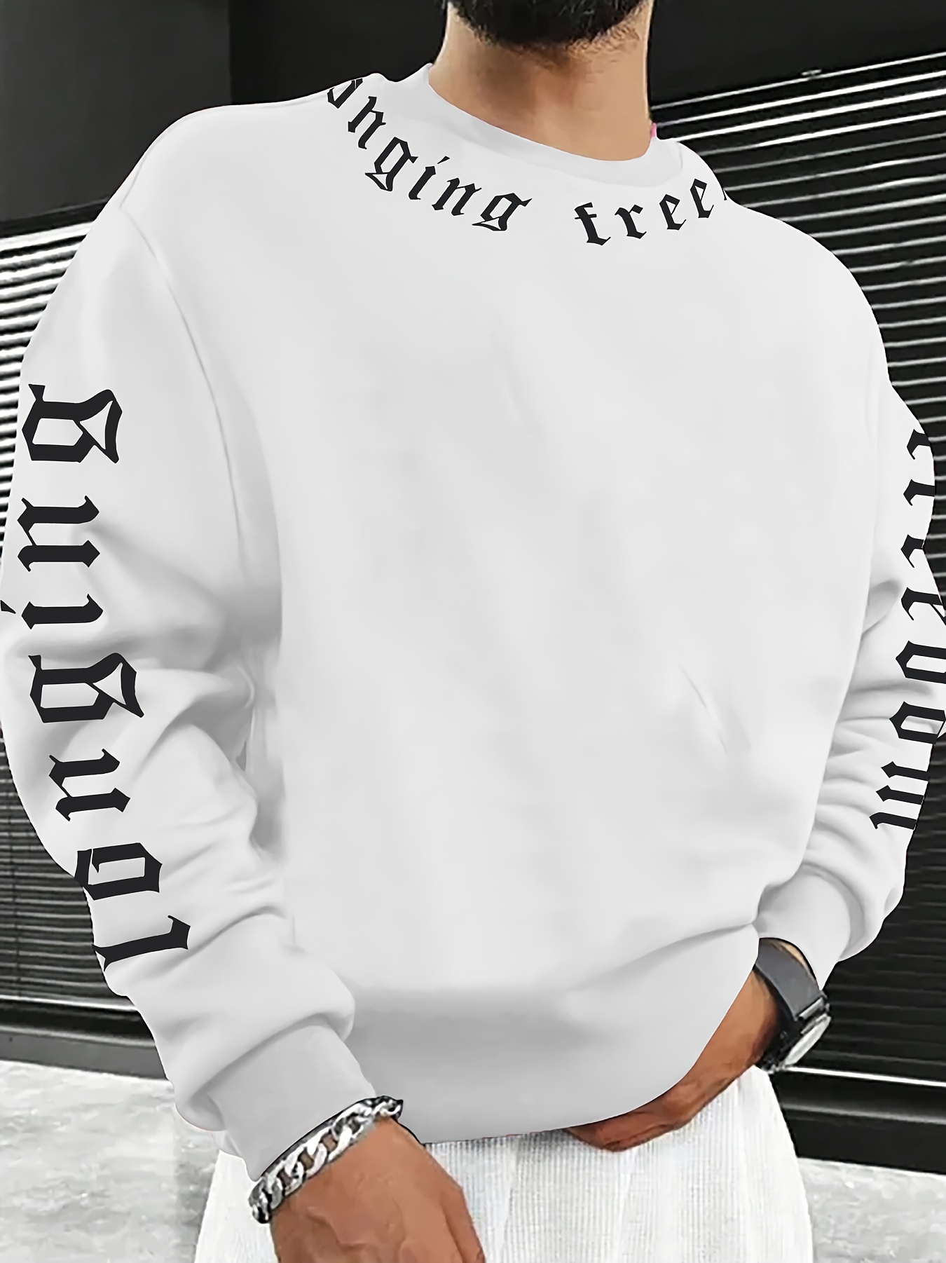 Sudadera de Cuello Redondo par - Winter Clothing Men reseña y precio
