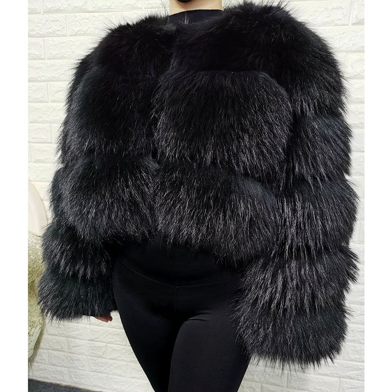 Tops de talla grande de piel m - Winter Clothing Color reseña y precio