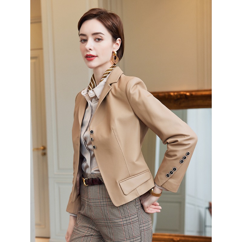 Ropa de cuero para mujer, chaq - Quality Winter Clothing Jacket reseña y precio