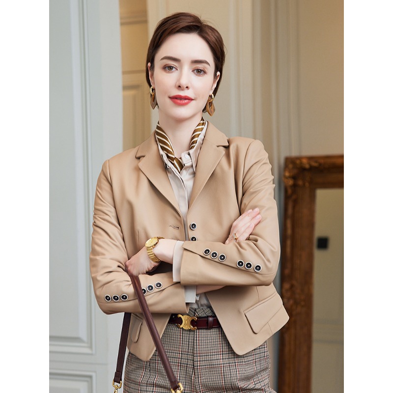 Ropa de cuero para mujer, chaq - Quality Winter Clothing Jacket reseña y precio