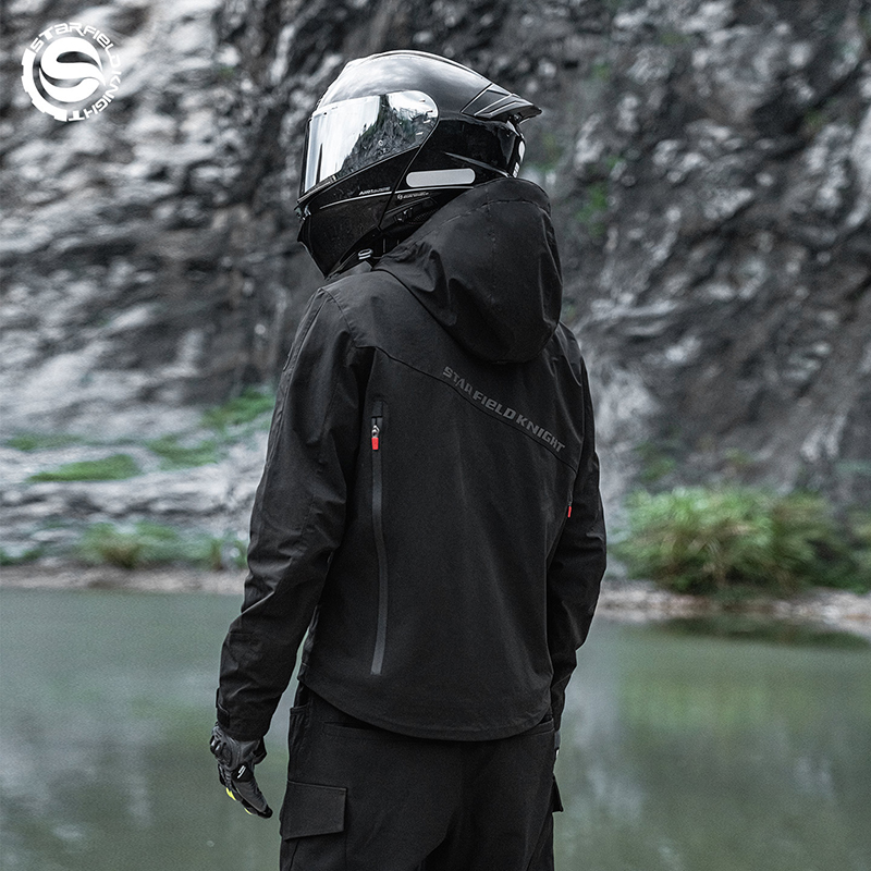 Chaqueta de Motocicleta Negra  - Quality Winter Clothing Jacket reseña y precio