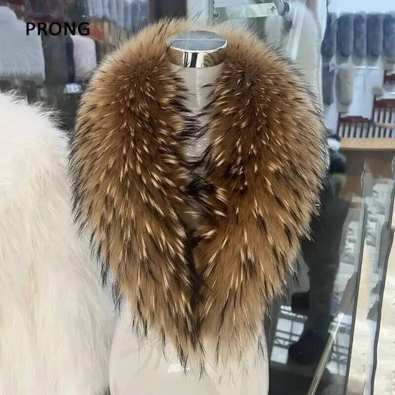 Bufanda de piel de mapache Nat - Winter Clothing Uae reseña y precio