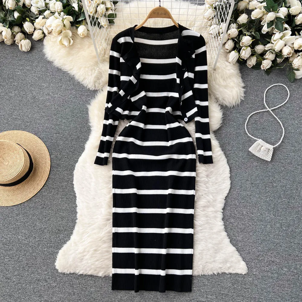 Conjunto de 2 piezas de vestid - Winter Clothing Color reseña y precio