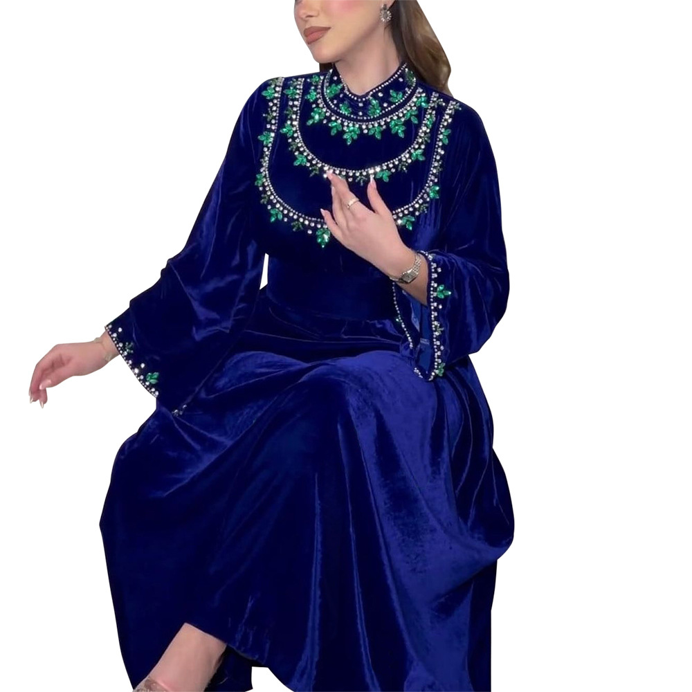 Vestido musulmán árabe elegant - Winter Clothing Dubai reseña y precio
