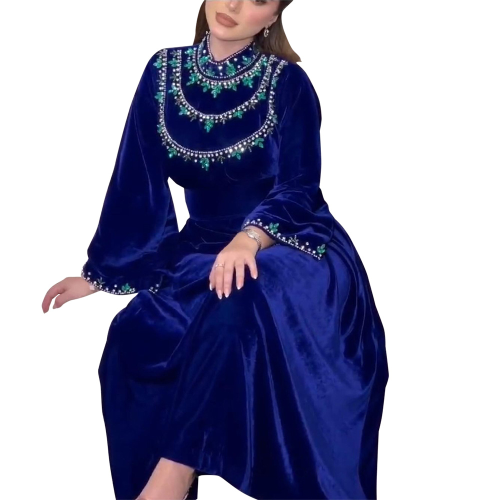 Vestido musulmán árabe elegant - Winter Clothing Dubai reseña y precio