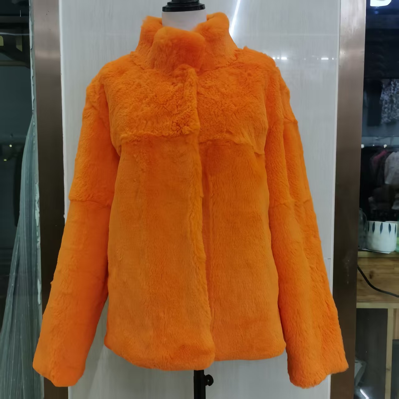 Abrigo de Piel de Conejo Autén - Quality Winter Clothing Jacket reseña y precio