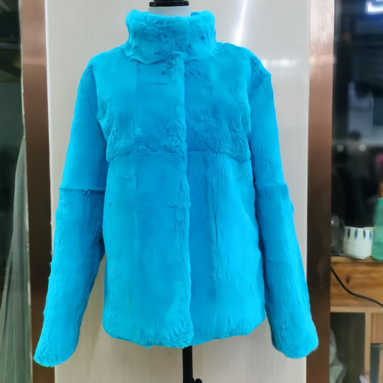 Abrigo de Piel de Conejo Autén - Quality Winter Clothing Jacket reseña y precio