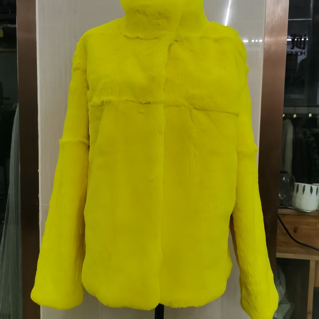 Abrigo de Piel de Conejo Autén - Quality Winter Clothing Jacket reseña y precio