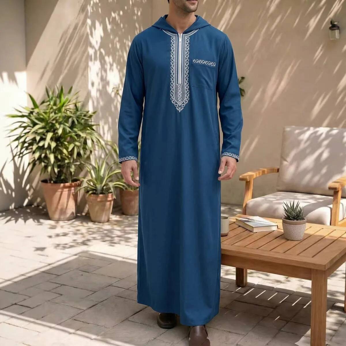 Túnica Abaya Larga Casual con  - Winter Clothing Dubai reseña y precio