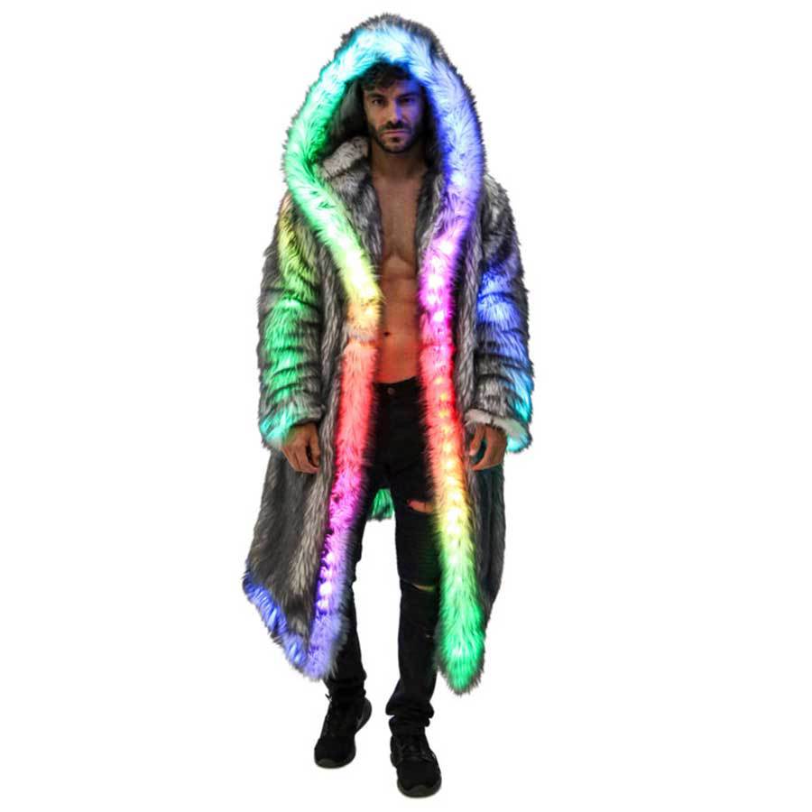 Abrigo de piel sintética para  - Winter Clothing Uae reseña y precio