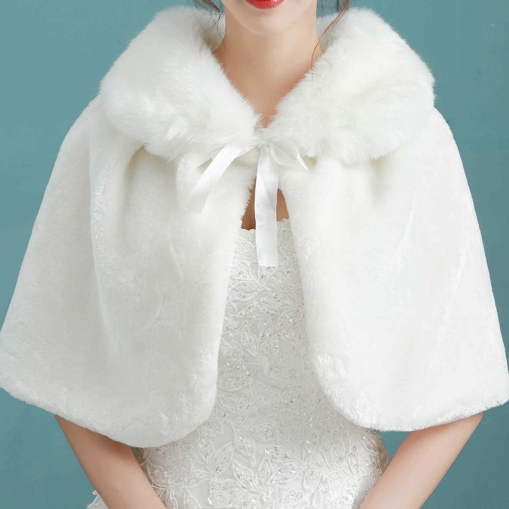 Estola blanca de invierno grue - Winter Clothing Color reseña y precio