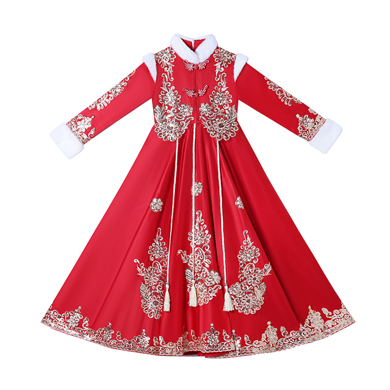 Ropa de Año Nuevo Chino rojo p - Winter Clothing Kids reseña y precio