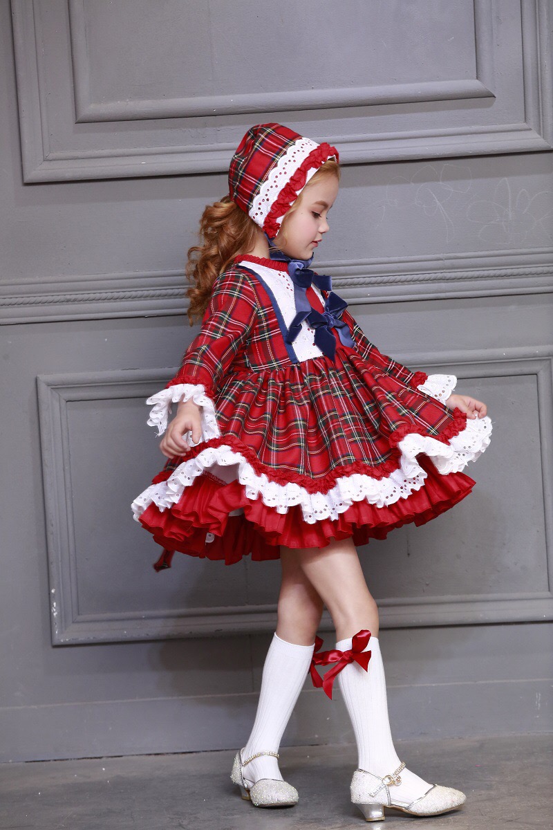 Vestido de princesa vintage a  - Winter Clothing Kids reseña y precio