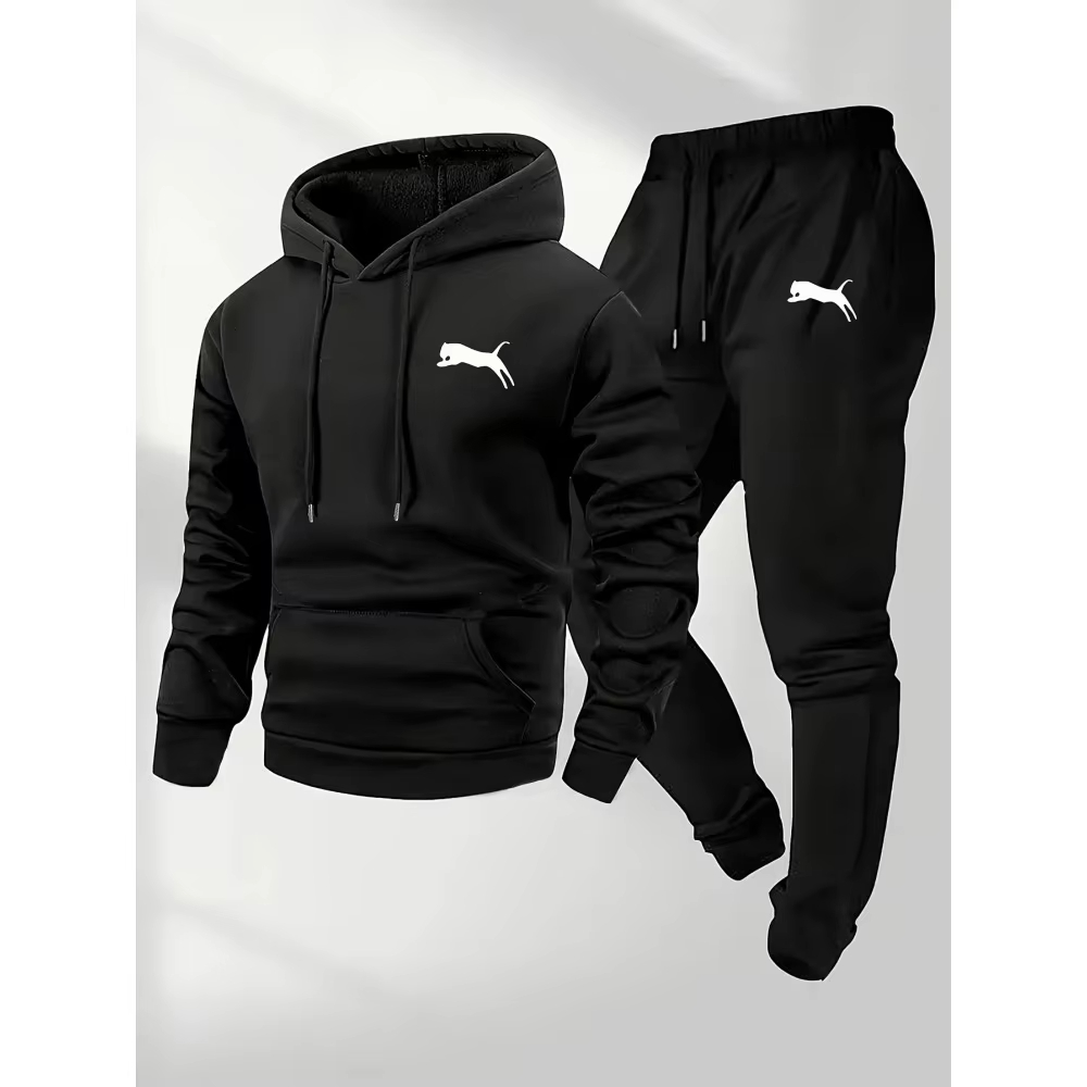 Conjunto de Sudadera con Capuc - Winter Clothing Men reseña y precio