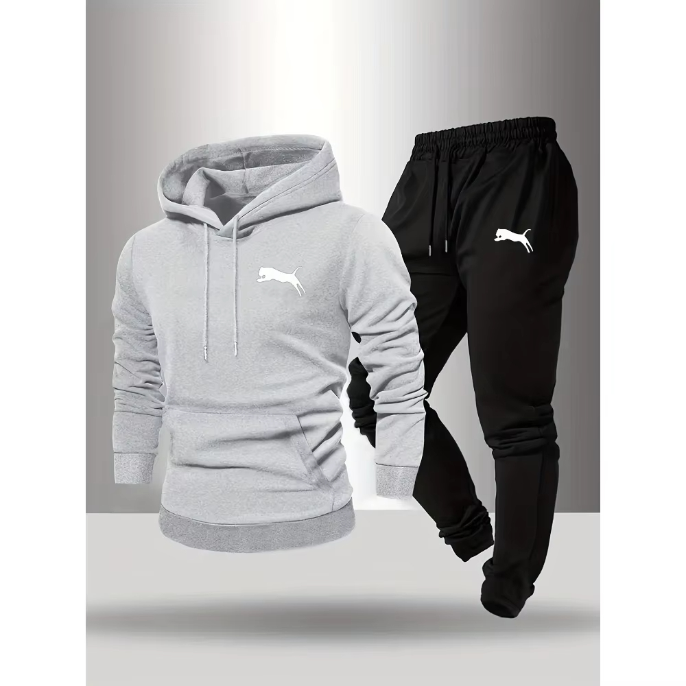 Conjunto de Sudadera con Capuc - Winter Clothing Men reseña y precio